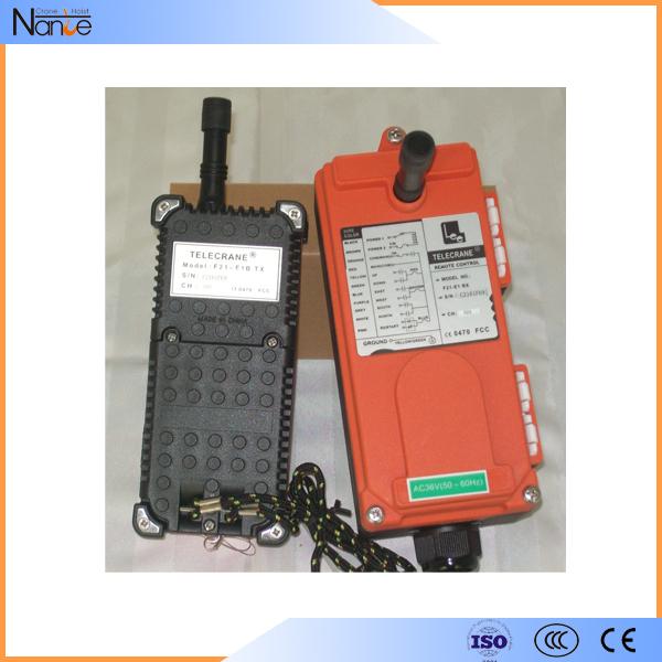 Handheld Wireless Industrial Radio Remote Controller, TELECRANE F21-E1B