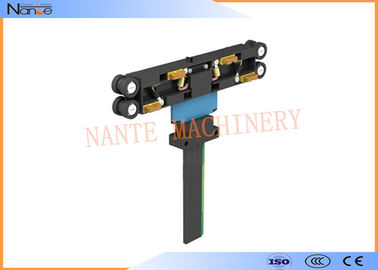 Current Collector Rigid Overhead Catenary System Elongated Tracks For Cranes