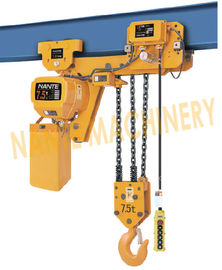 7.2 m / Min Max Lifting Speed 10 Ton Electric Chain Hoist For Single / Double Speed